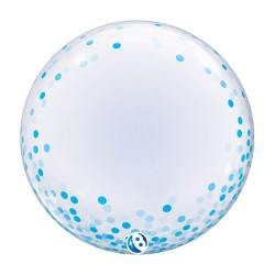 Blue Confetti Dots